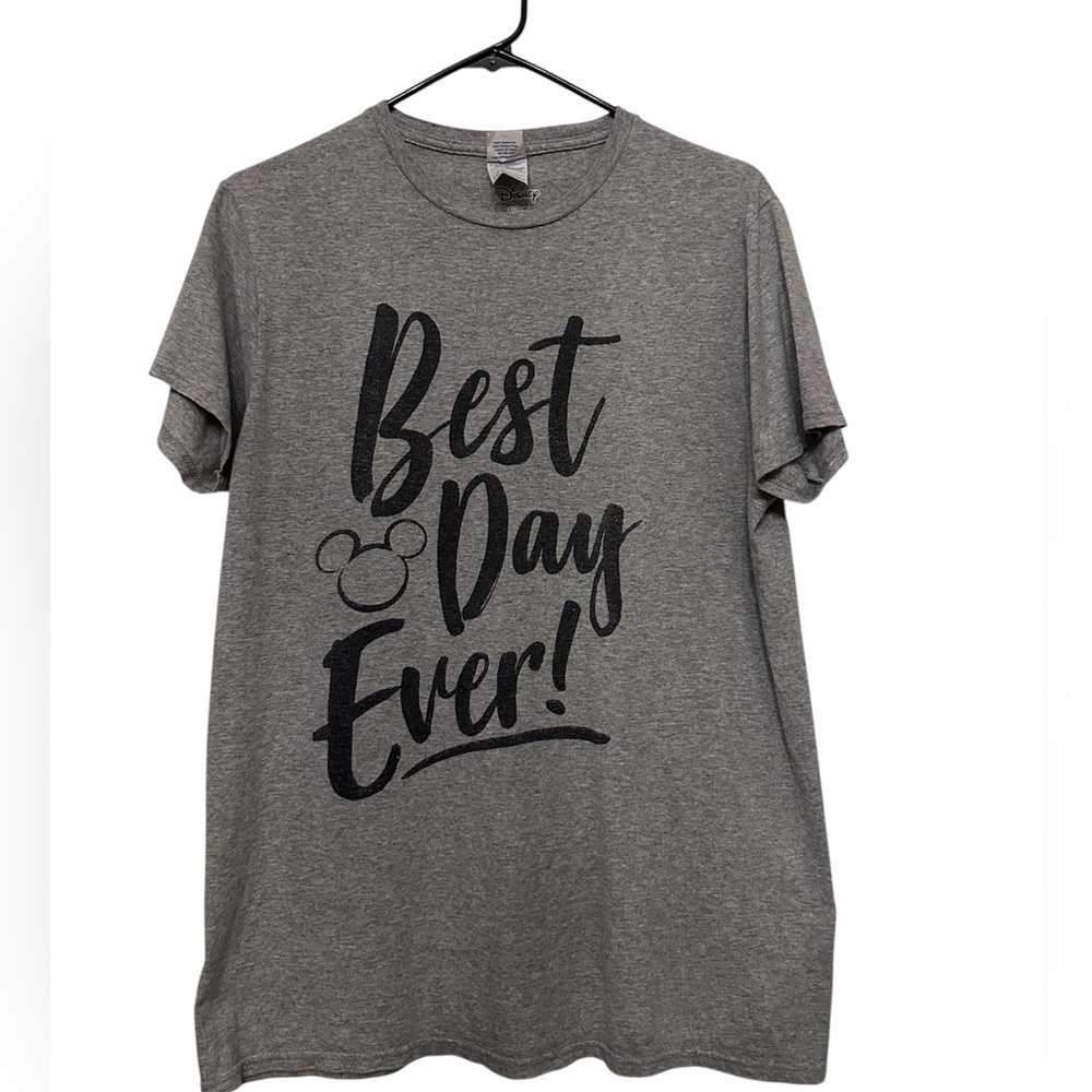 EUC Disney Gray 'Best Day Ever’ T-Shirt